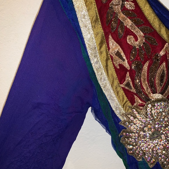 asian indian bollywood tunic top kurti - Picture 3 of 6